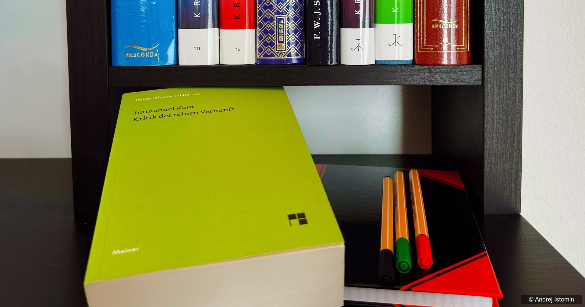 Working materials on the table