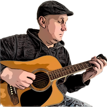 Andrej with guitar